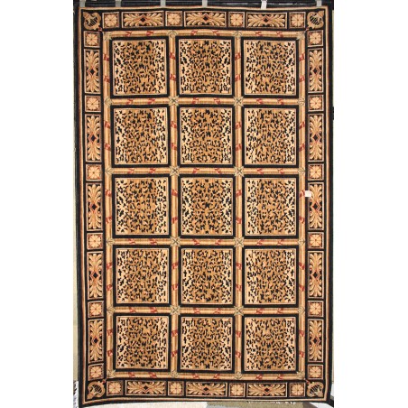 Nourison Vallencierre  VA06 Multicolor 5'.3"x8' Animal Print Cheetah