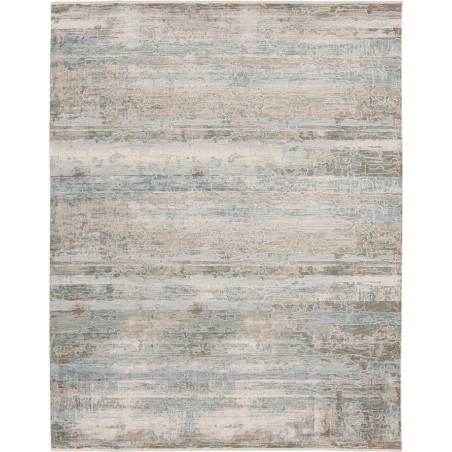 Karastan Solitude Silk Road Cream Dark Grey